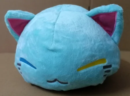 28 мультяшных фигурок кошки Nemuneko, серия вампира и ангела, Спящая кошка, мягкие плюшевые игрушки, Kawaii Maneki Neko, подушка, плюшевые игрушки - Цвет: K