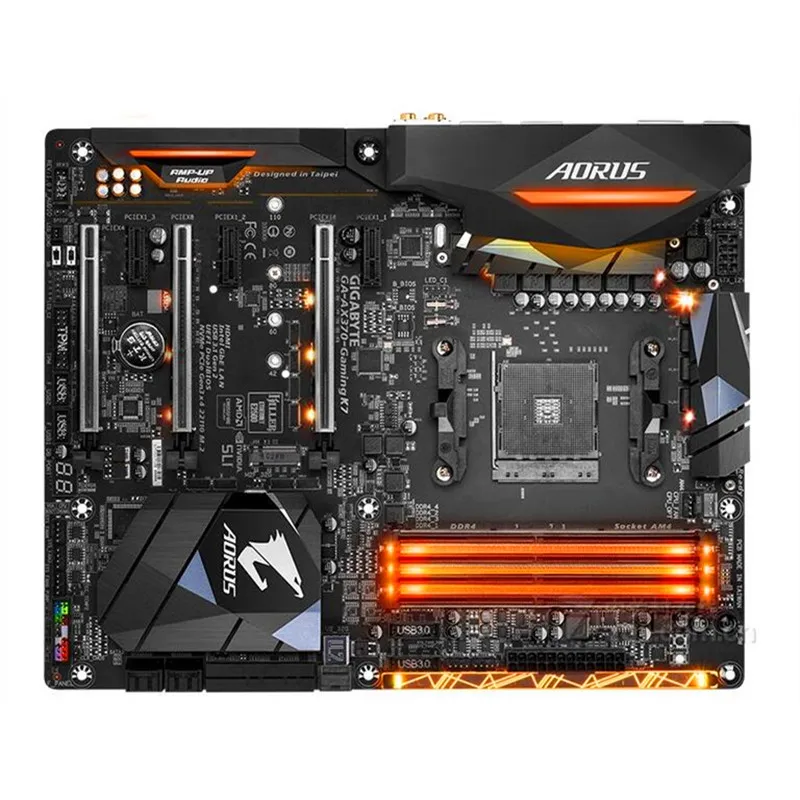 Оригинальная Материнская плата Gigabyte используемая для материнская X370AORUS разъем K7