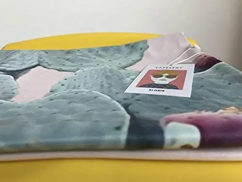 Гобелен С КАКТУСОМ из калифорнийской колючей груши Настенный декор изголовье