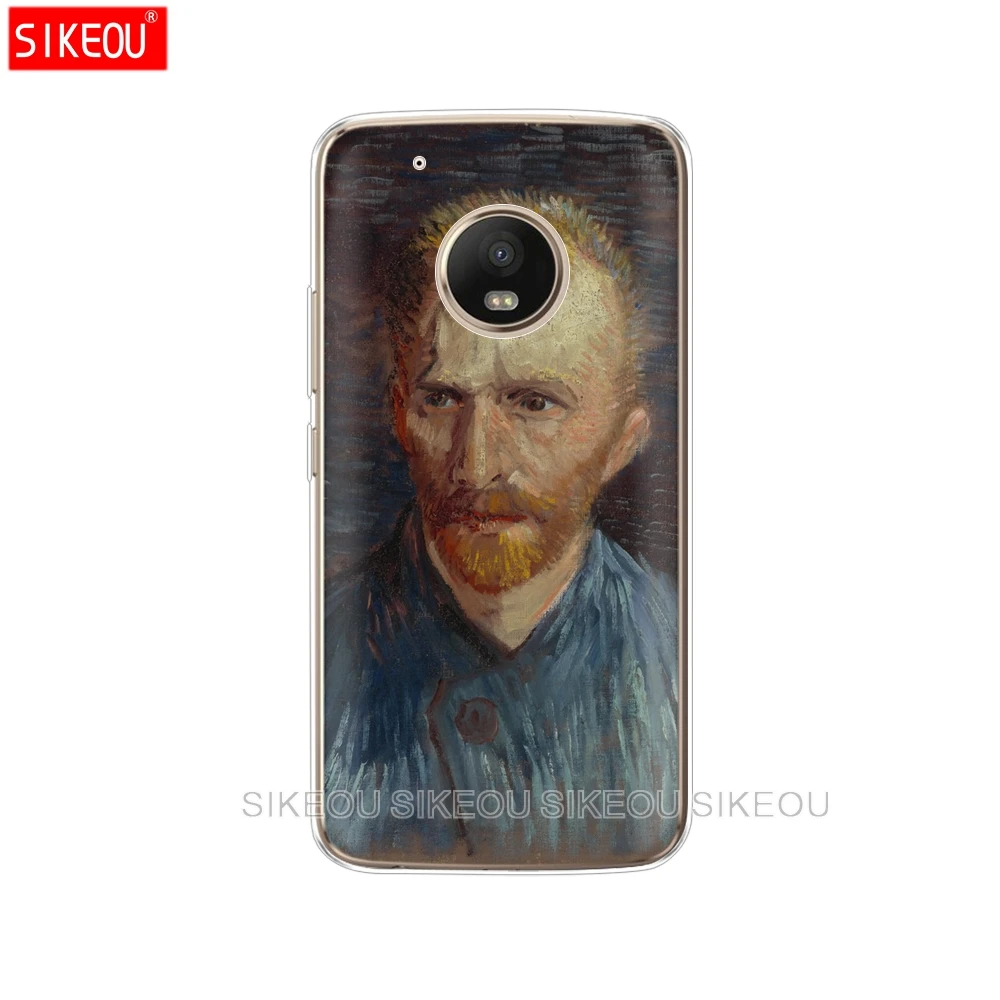 Силиконовый чехол для телефона Motorola Moto G6 G5 G5S Z2 Z3 PLAY PLUS X4 E4 E5 C Renaissance Van Gogh картина