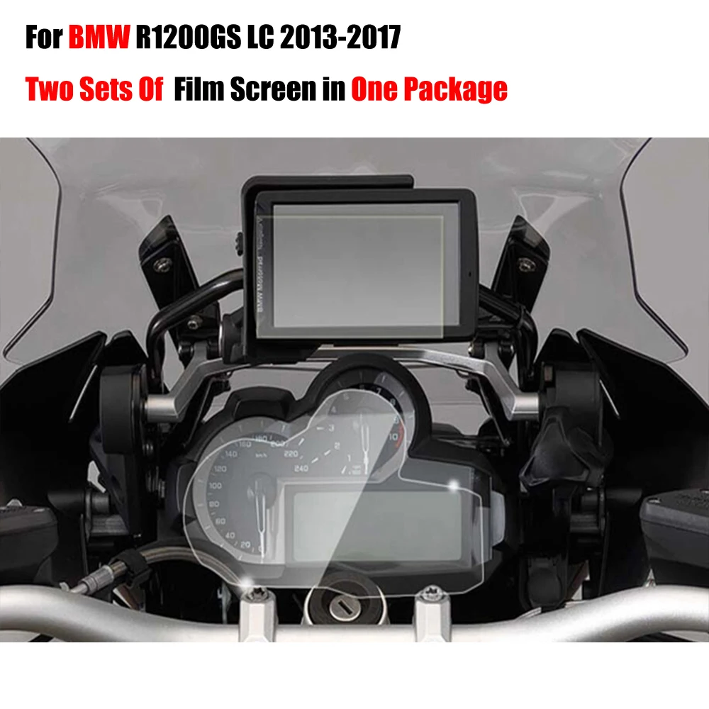 Два комплекта фильм Экран s в одну посылку для BMW R1200GS Приключения LC ADV 2014-2017 R1200 GS 2013