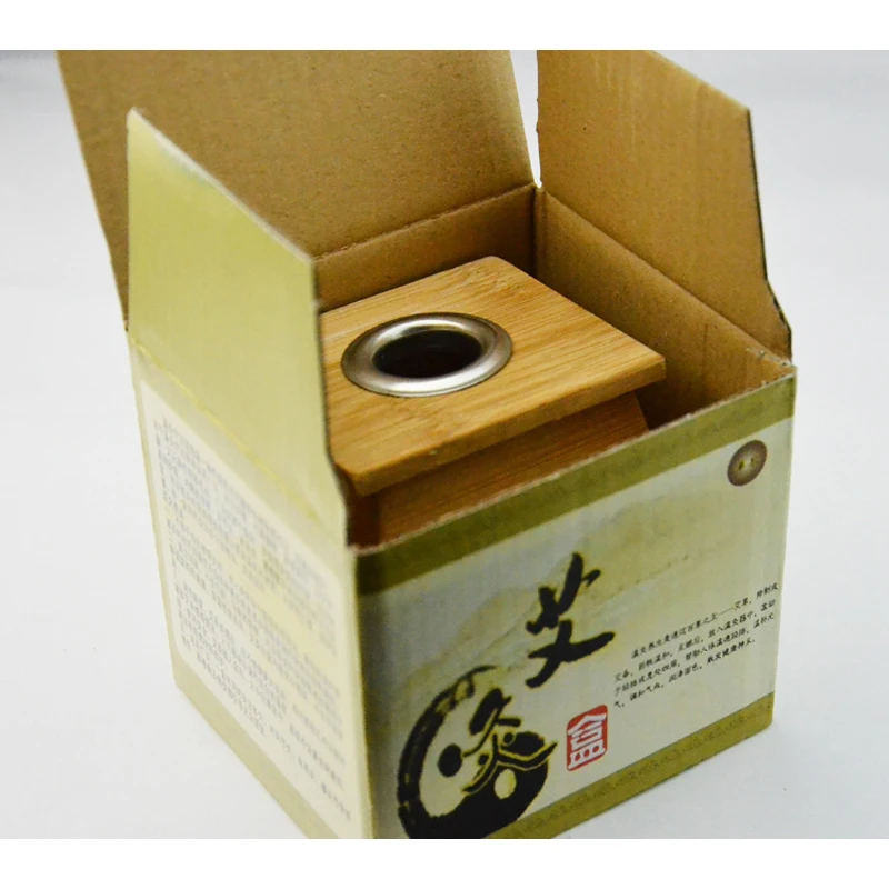 Китайский полынь leaf подставка для горения с одним отверстием бамбуковое дерево