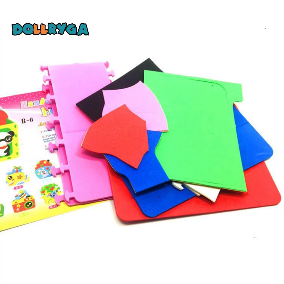 DOLLRYGA 12 компл./лот DIY EVA сумка в форме ожерелья Jouet Enfant искусства и малыш ремесло