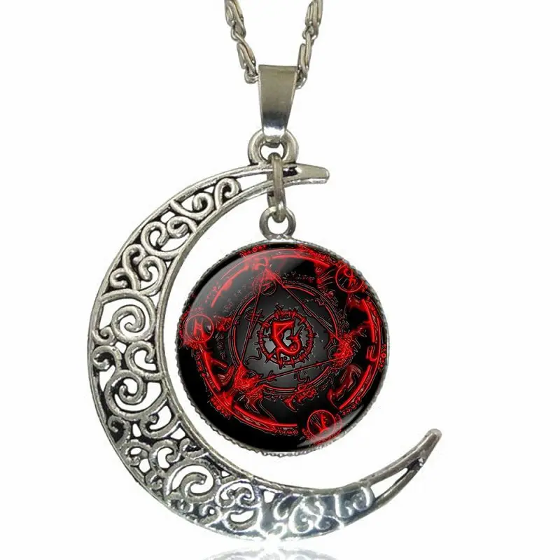 Винтажное ювелирное изделие Rainbow Dash светящееся ожерелье в форме полумесяца с