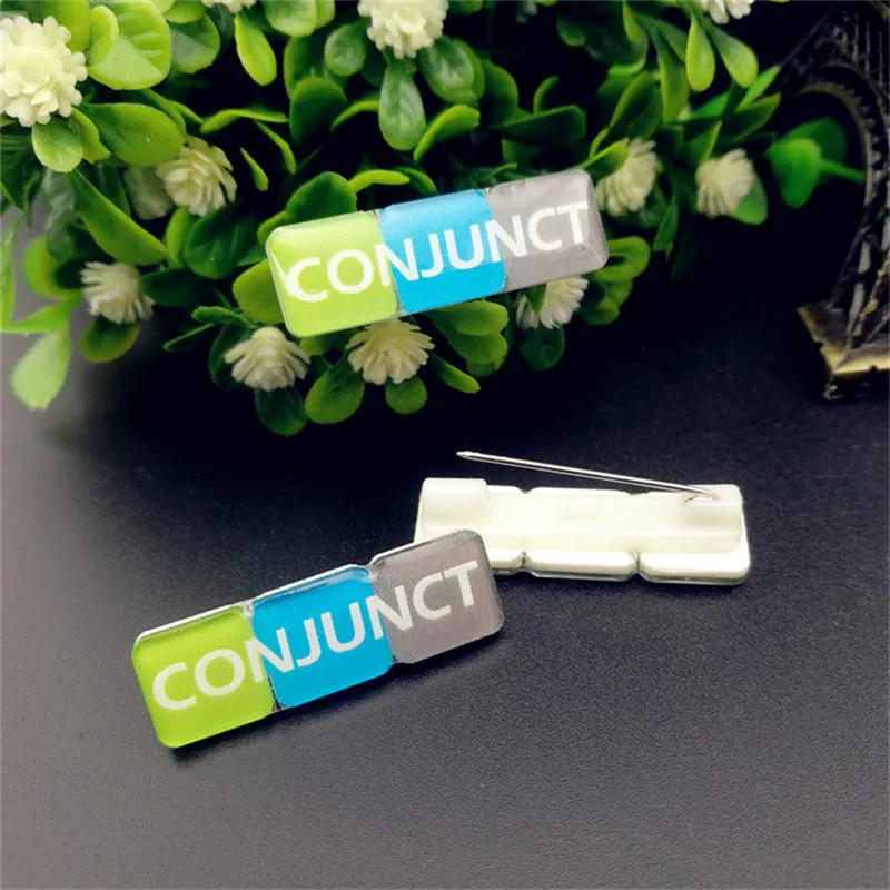 10 шт изготовленные на заказ эпоксидные акриловые значки с логотипом защитной