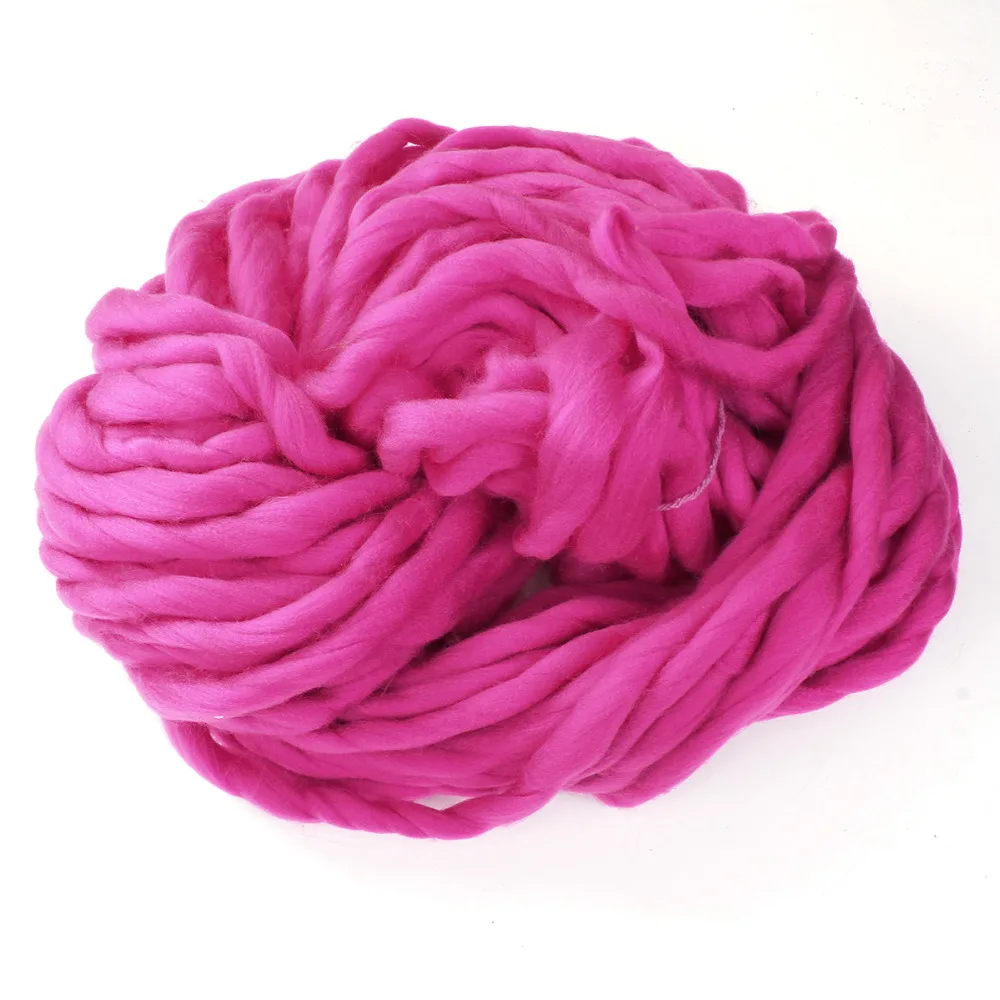 Мягкие шерстяные ровные толстые нитки для вязания ручная вязка шарф мягкая