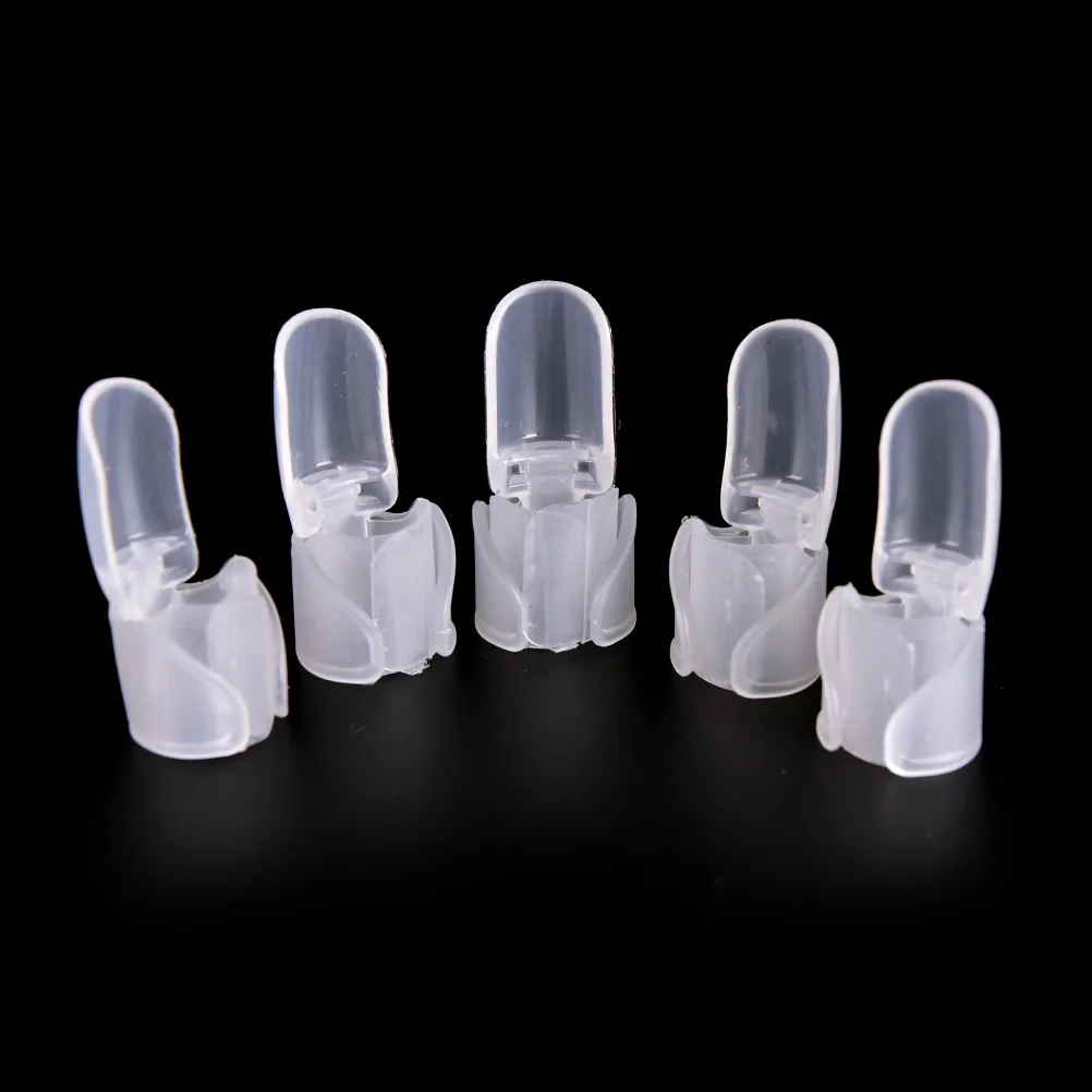 

Hot Sell 10 Pcs UV Gel Polish Remover Wrap Tool Plastic Acrylic Nail Art Soak Off Clip Cap