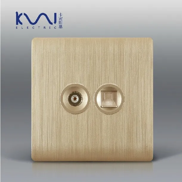 2019 Горячая продажа компьютерная и ТВ розетка Wallpad Роскошная настенная