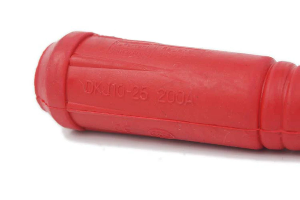 DKJ10-25 200A CE/CCC Ajuste rápido conector de Cable enchufe de Cable conector macho de soldadura enchufes de caucho aislado pesados