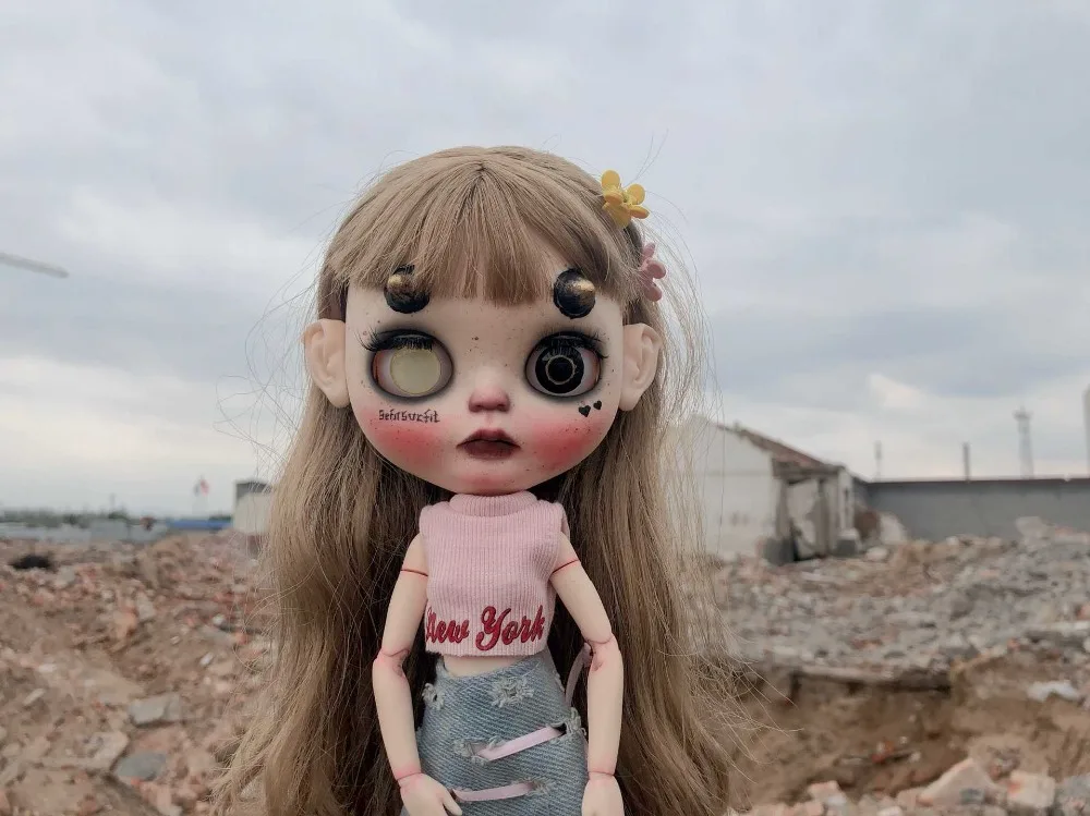 Кукла на заказ, Обнаженная кукла blyth для девочек, Обнаженная кукла(не включает в себя одежду)-6