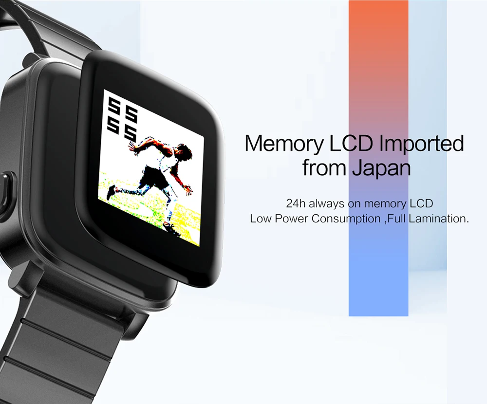 SMA Q2 Smart Watch GPS Sport Bluetooth LCD Android Smartwatch IP67 Waterproof Heart Rate Monitor Smart Bracelet for Android iOS