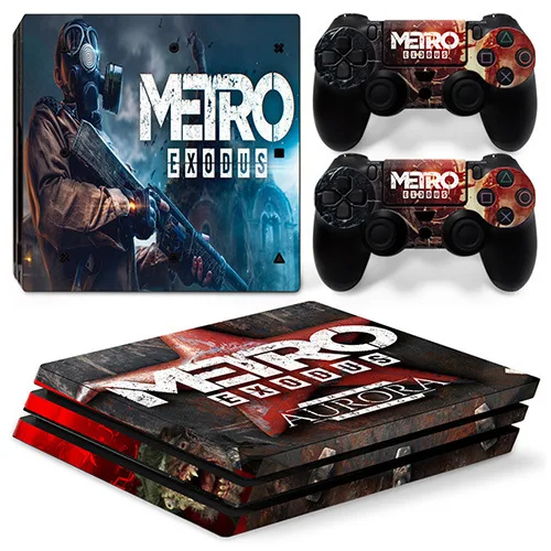 Metro 2033 ужас игра наклейка для PS4Pro Playstation Machine Exodus Darkens аниме фильм фигурка игрушка с