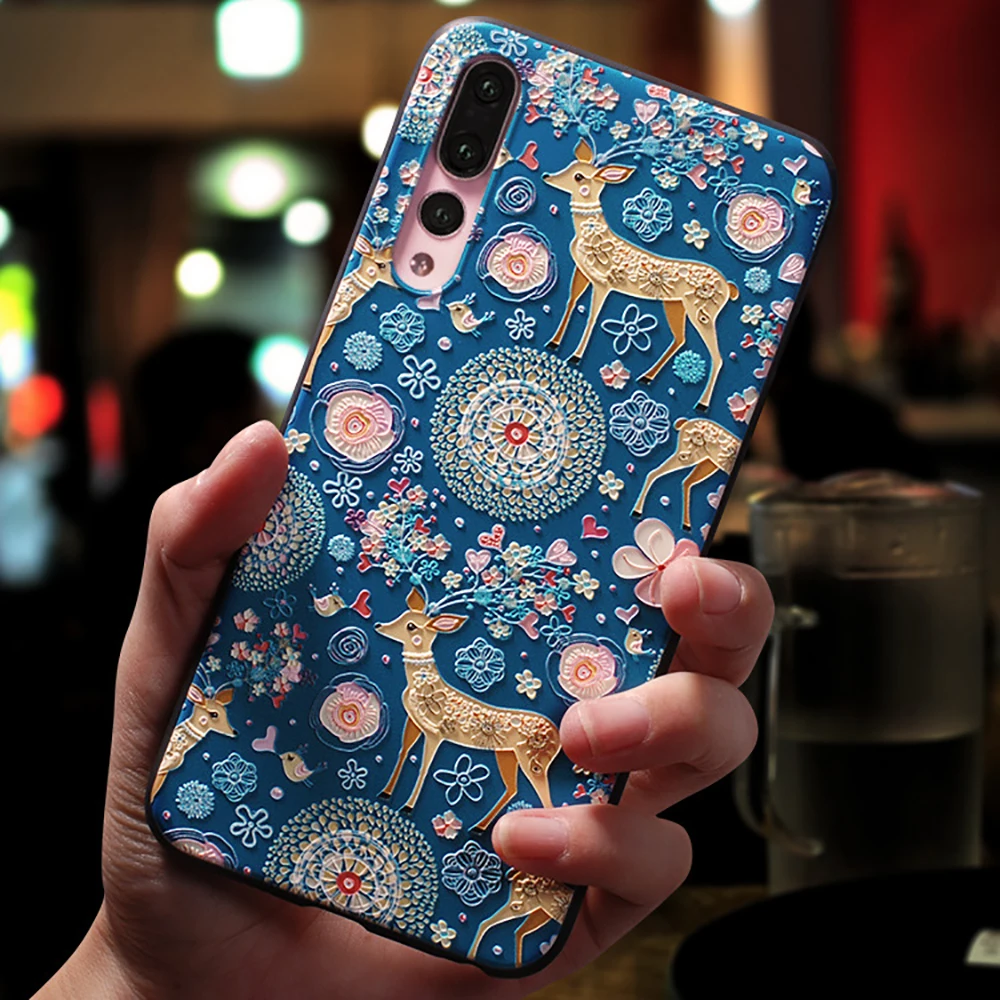 Милый мультфильм с рисунком чехол для телефона Huawei p20 P10 Lite Pro Чехлы ультратонкий