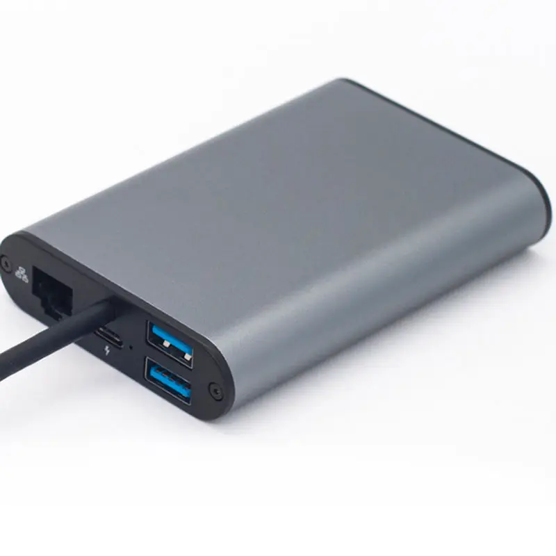 Usb-C концентратор адаптер с Hdmi 4K 30 Гц Vga аудио разъем Ethernet Rj45 Usb 3 0 Tf слот для карт type-C