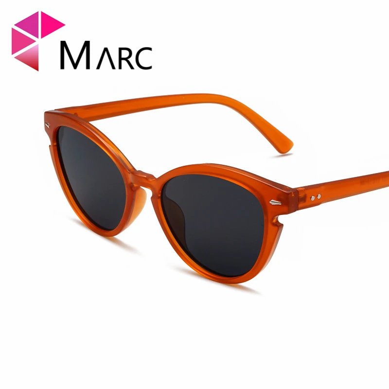 

MARC new cat eye sunglasses women Ocean lens Gradient brand design retro transparent colorful fashion sun glasses UV400