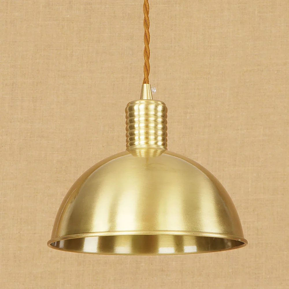 Латунь Европейский Винтажный благородный стиль Медный Подвесной Светильник