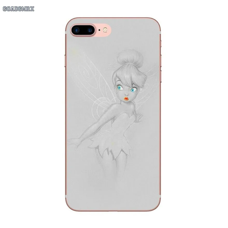 Прозрачные мягкие чехлы для Samsung Galaxy S2 S3 S4 S5 Mini Alpha S6 S7 edge S8 S9 Plus J1 Grand Prime Tinkerbell Peter Pan |