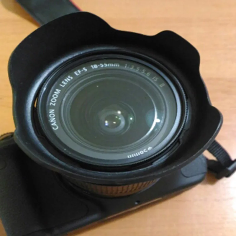 Бленда для объектива в форме цветка Canon EF 18-55 мм 28-90 28-80 | Электроника