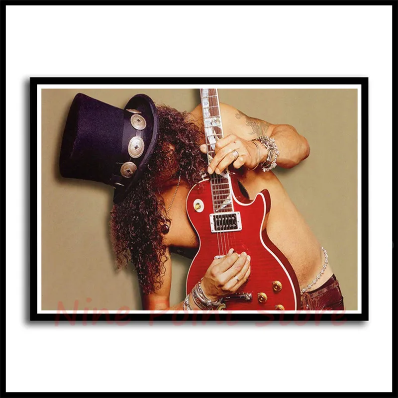 Рок-группа guns N' Roses белая бумага с покрытием плакат рокеры декоративная живопись плакаты настенные стикеры бескаркасные