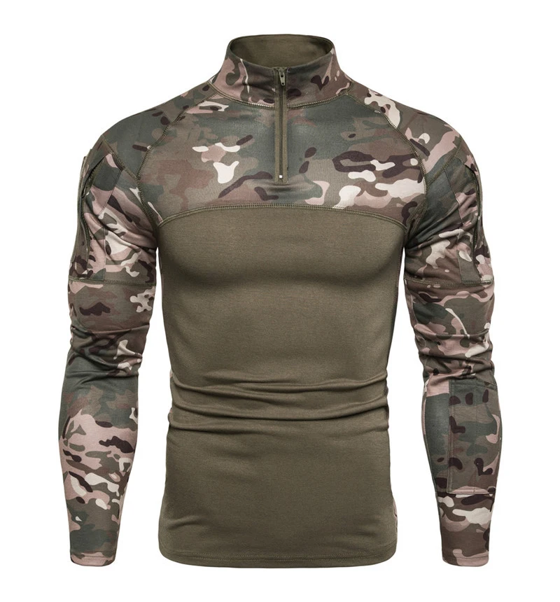 Refire gear камуфляж с длинным рукавом тактические футболки для мужчин SWAT Солдат Военная Боевая футболка Армия Страйкбол Пейнтбол тонкие охотничьи рубашки