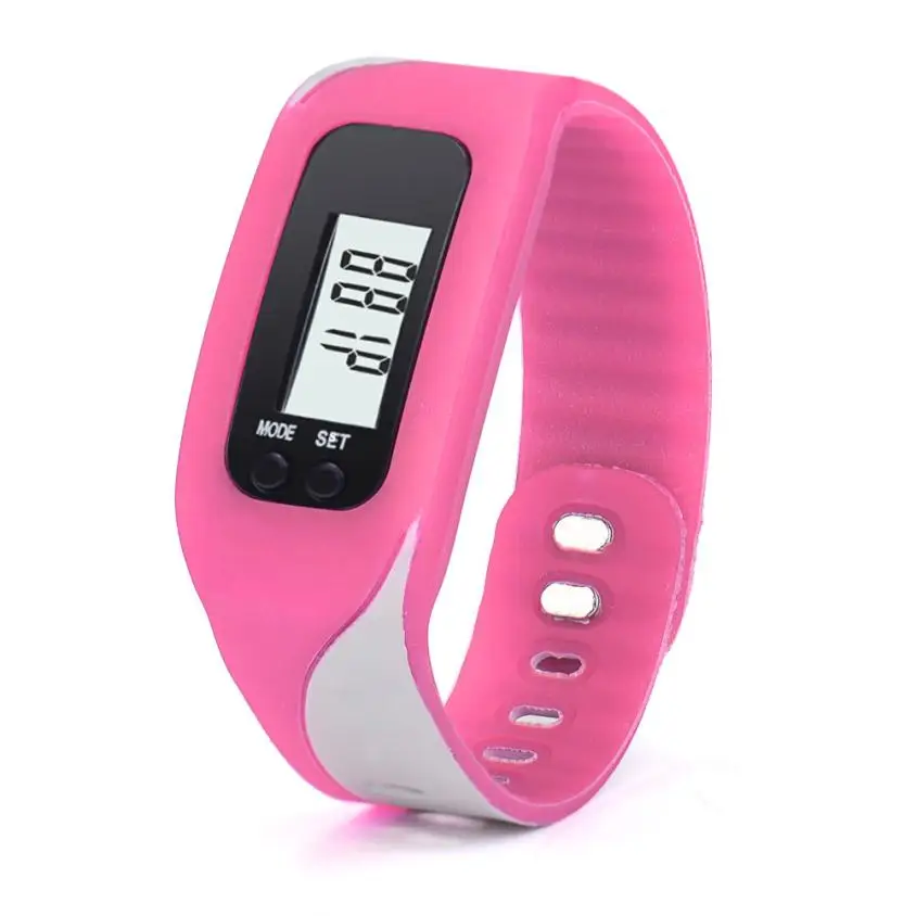 Splendid 6 COLORS Digital LCD Pedometer Run Step Walking Distance Calorie Counter Watch Bracelet | Наручные часы