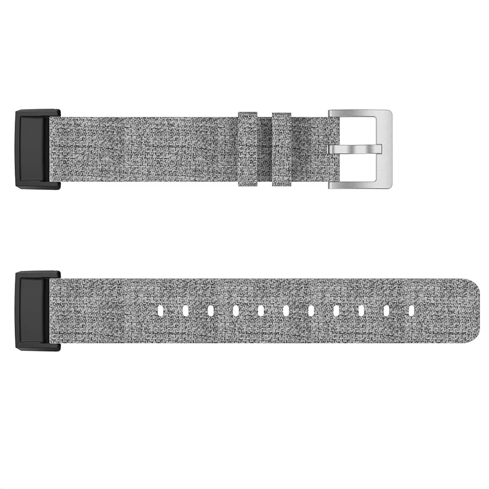 Плетеная холщовая ткань спортивный ремешок браслет для Fitbit Charge 3 часы ремешок Браслет замена Мужские t фитнес умные браслеты для женщин и мужчин