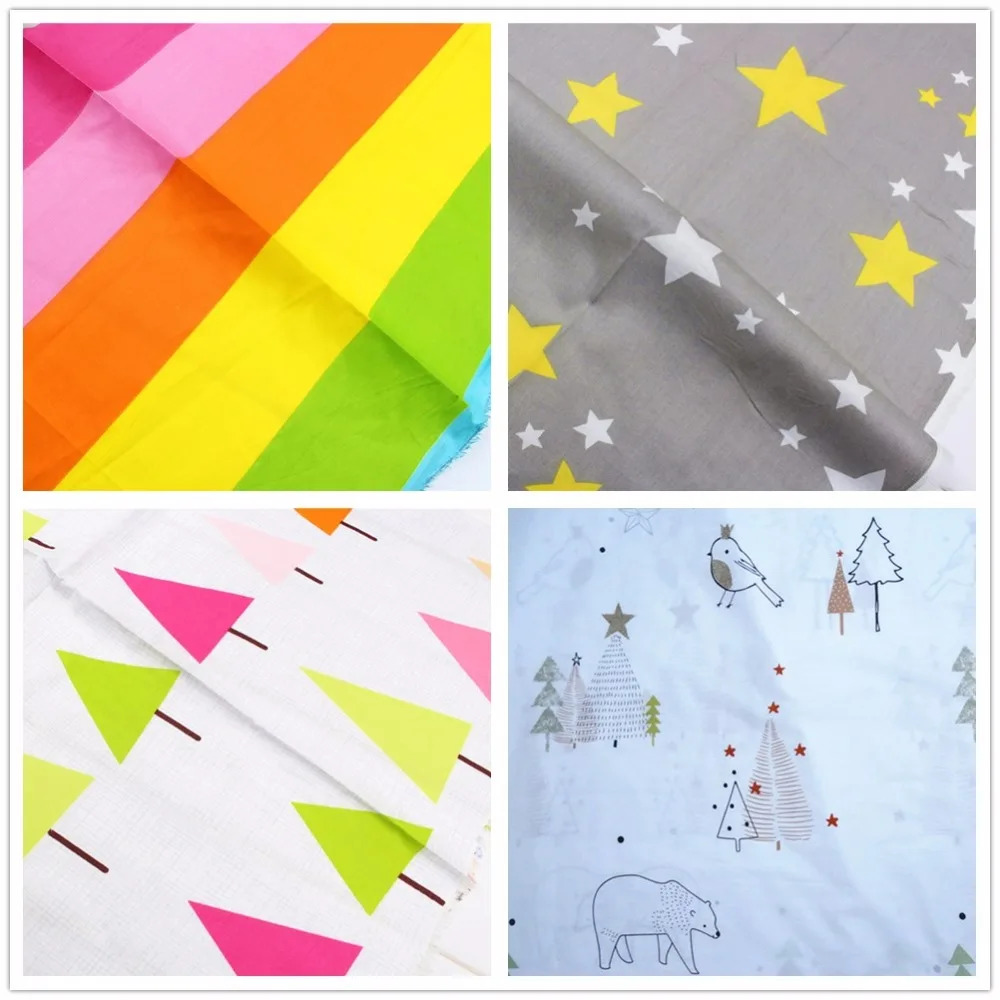 Хлопковая ткань с мультяшным рисунком ширина 2 м аксессуары для одежды сделай сам