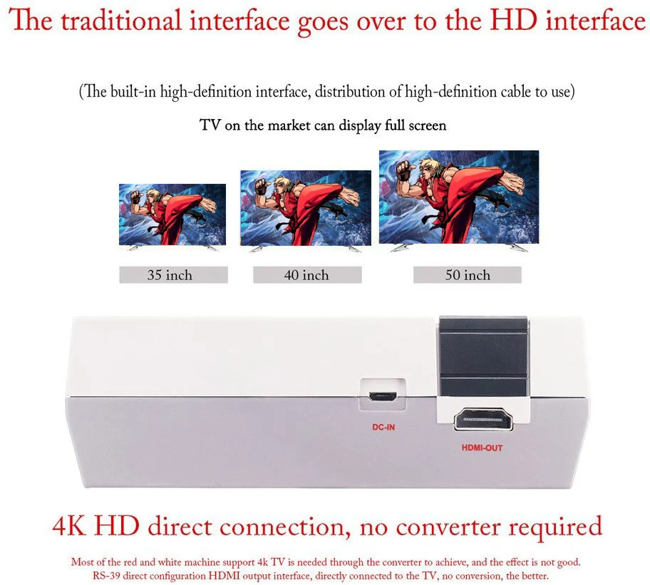 Coolbaby HDMI/AV выход Ретро Классический Ручной игровой плеер ТВ Видео игровая консоль