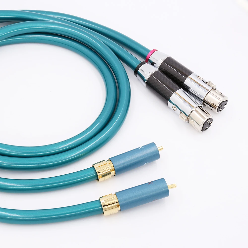 Кабель Hifi audio XLR Мама мама высокочистый кабель OCC 2 RCA к Xlr|cable balanced|cable xlrcable 5m |