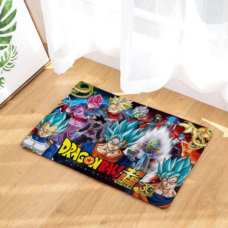 see chart IVYYE Dragon Ball индивидуальный коврик с рисунком из аниме украшения для дома ковры мультяшный коврик для спальни коврики для ванной плюшевые коврики коврик для двери Новинка - Цвет: see chart