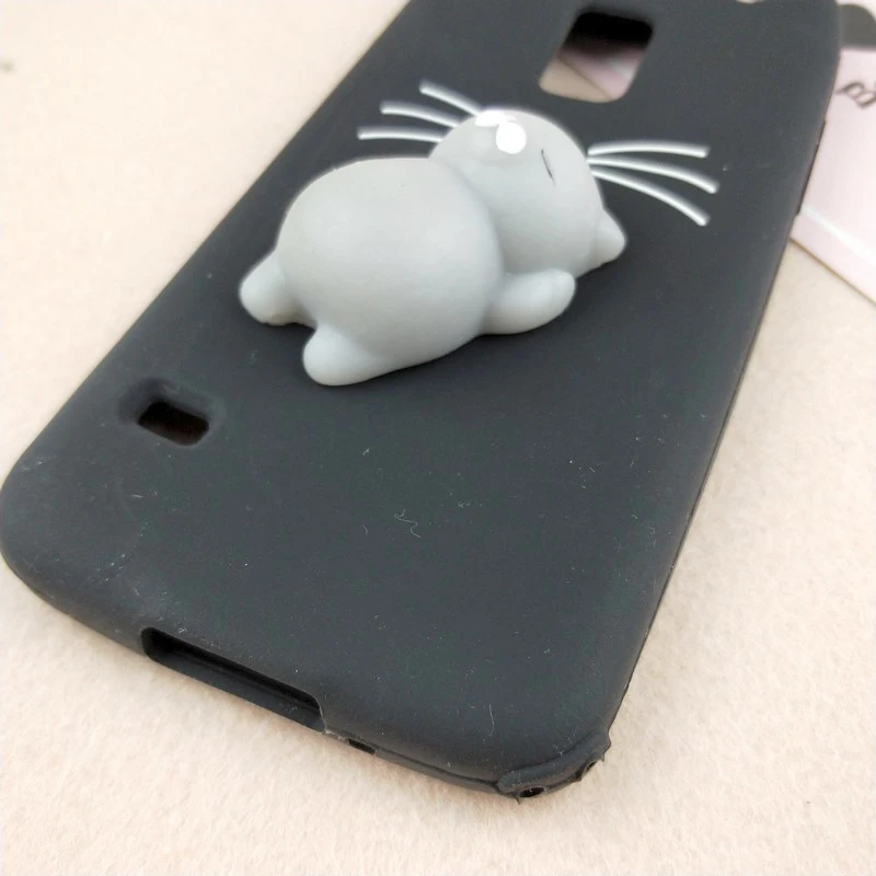 3D милый японский блестящий чехол с бородатым котом для samsung Galaxy S3 Neo S5 S6 S7 Edge S8 S9 Plus S10e S10 Lite милый мягкий чехол