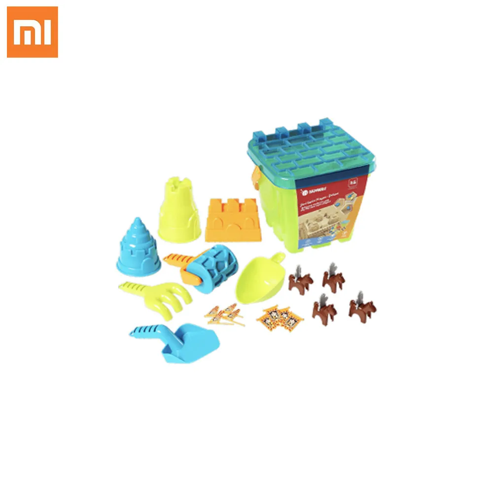 25 шт. Xiaomi Mijia Bravokids пляжные игрушки песок замок режим лопата ведро с коробкой для
