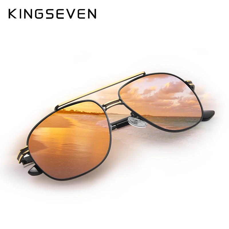 Солнцезащитные очки KINGSEVEN для мужчин и женщин UV-400 Классические поляризационные в