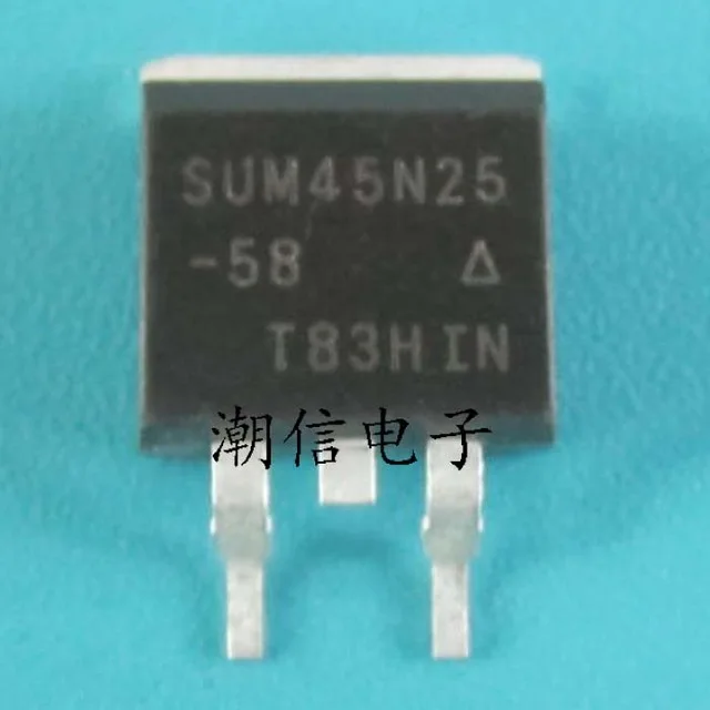 10 шт./лот SUM45N25 58 45N25 N Channel 250V 45A MOSFET TO 263 в наличии|Интегральные схемы| |