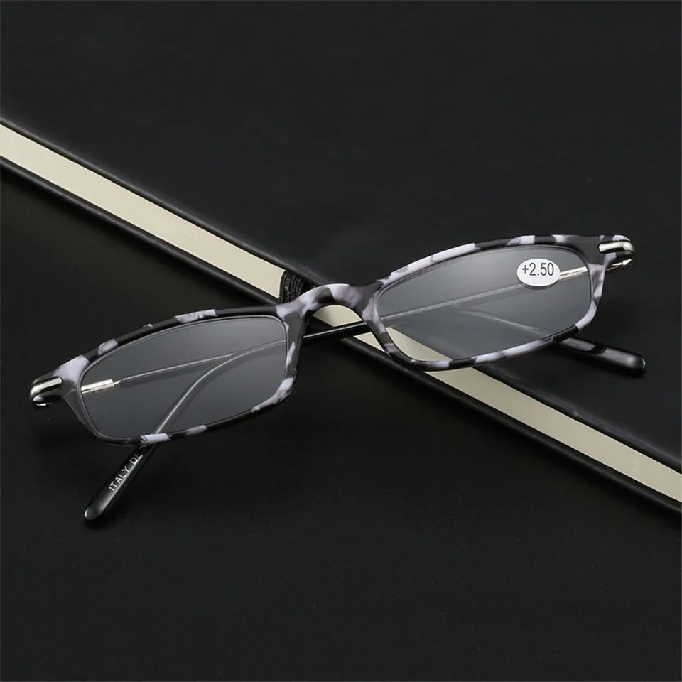 iboode Small Square Frame Reading Glasses Hot Ultralight Presbyopic Eyewear With Diopter+1.0 1.5 2.0 2.5 3.0 3.5 Reader