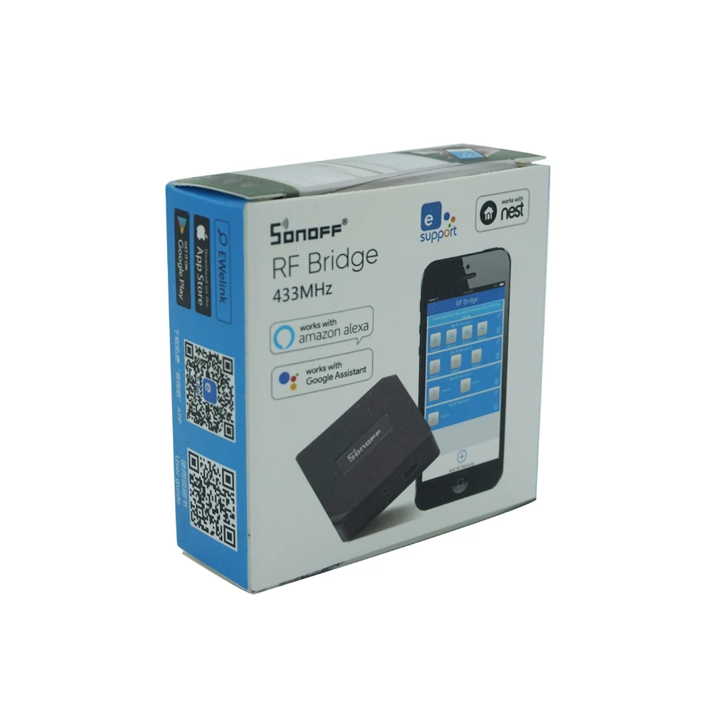 Sonoff RF Bridge 433+ Датчик PIR2+ DW1 дверной и оконный датчик сигнализации умный дом автоматизация работает система охранной сигнализации с Alexa