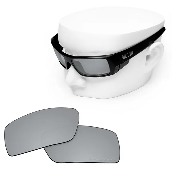 Silver Mirror OOWLIT Анти-Царапины Сменные линзы для-солнцезащитные очки Oakley Gascan травления поляризованных солнцезащитных очков - Цвет линз: Silver Mirror