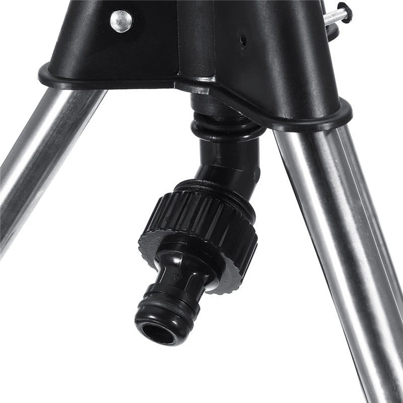 Garden Farmland Plant Watering Stainless Steel Tripod Impact Sprinkler Irrigation Kit For Tool | Дом и сад