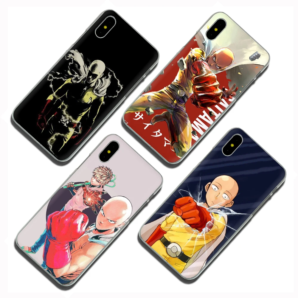 Твердый чехол для телефона One Punch Man iPhone SE 2020 5 5S 5C 6 6S Plus 7 8 X XS XR 11 Pro Max | Мобильные