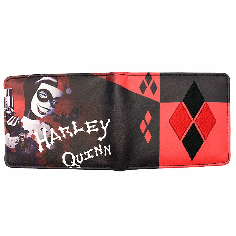 Новинка 3D Аниме Кошелек DC Joker Harley Quinn Wonder women мультфильм короткий кошелек с карманом для монет держатель для карт - Цвет: CW71903
