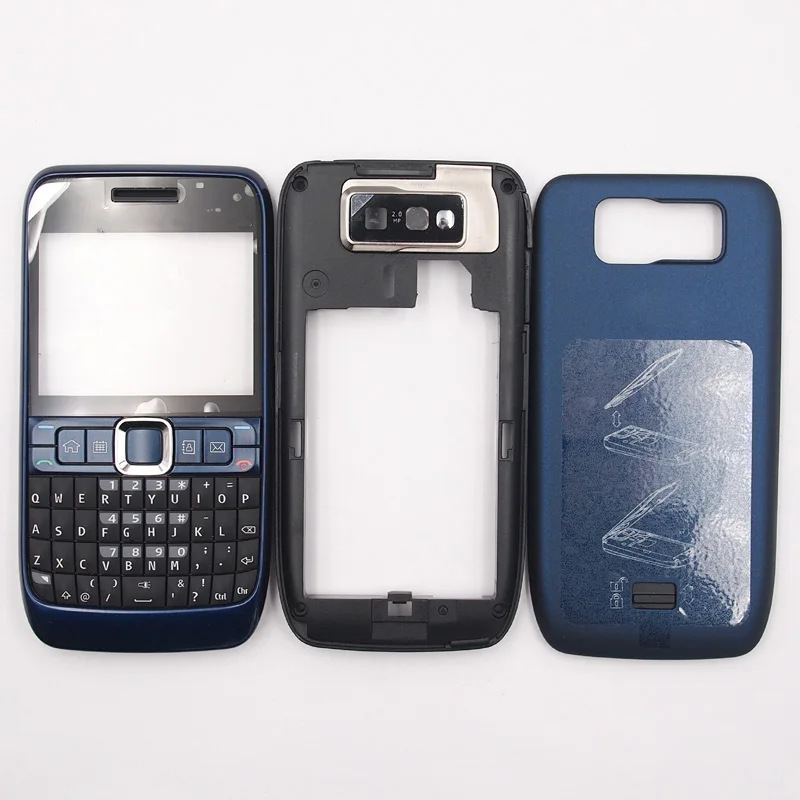 BaanSam чехол для Nokia E63 с английской клавиатурой - Цвет: Синий