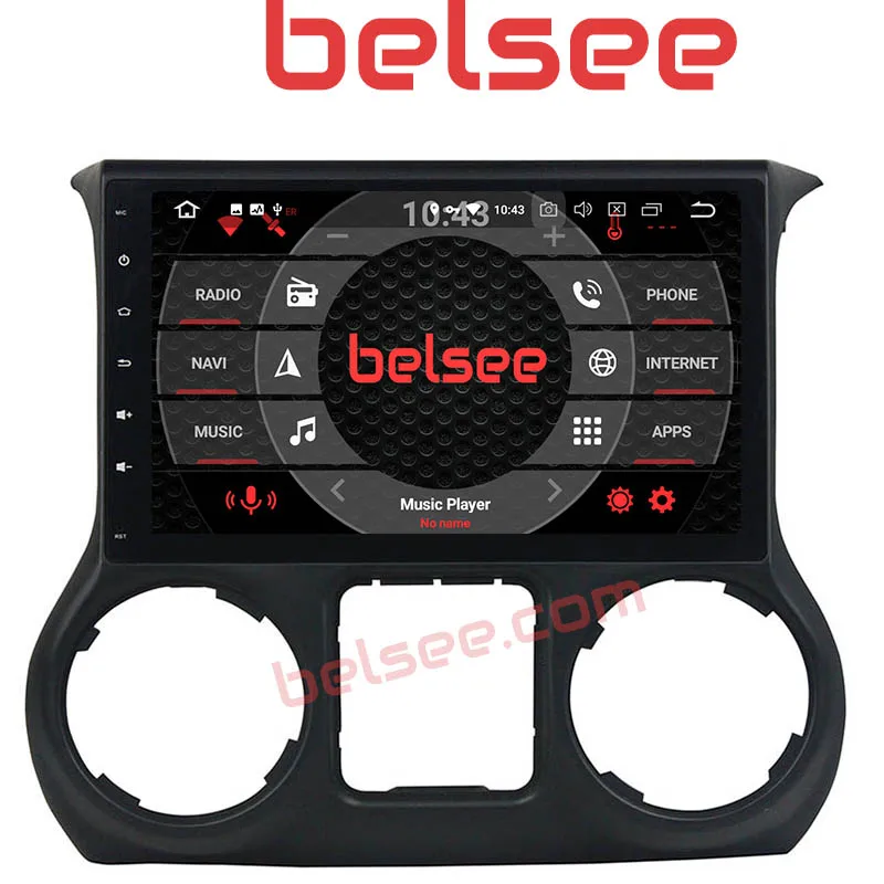 Belsee 10 1 экран Android 9 0 Автомагнитола стерео навигация для Jeep Wrangler JK 2011 2012 2013 2014 2015 2016