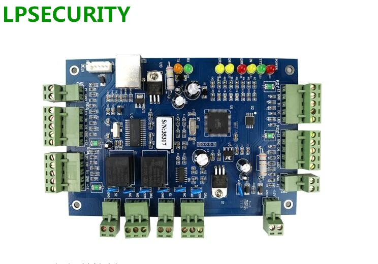LPSECURITY RJ45 TCP/IP сетевой доступ модуль панели управления TCP/IP сети интеллигентая(ый) 2 реле двери блокировка ворот Управление;
