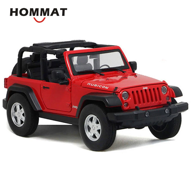 Hommate моделирование 1:24 Jeep Wrangler Rubicon внедорожник автомобиль сплав литья под