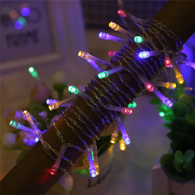 1PC Starry led string 4.5V 3M 20LED/5M 50LED/10M 80LED lights battery for Christmas Party holiday decoration | Лампы и освещение