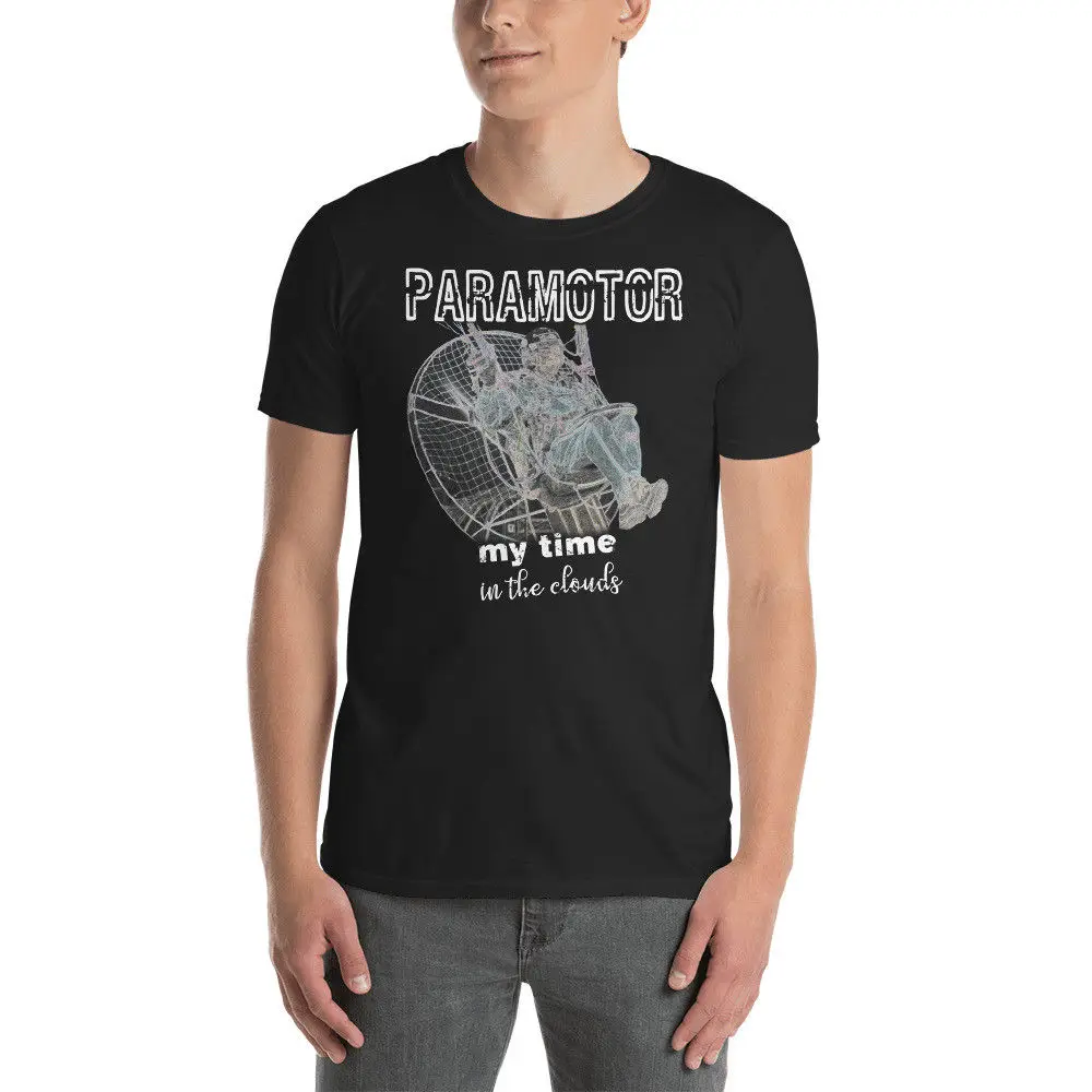 

Paramotor Shirt Paramotor Gift Ppg Powered Paraglider Black New 2019 Hip Hop Men Brand Clothing Fashion Short Sleeve T Shirt