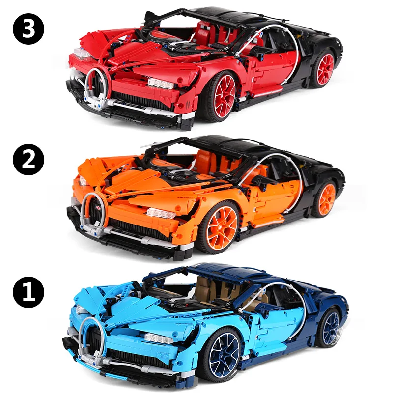20086 Technic Car Series Supercar Bugattis модель строительные блоки Наборы кубиков детские игрушки, совместимые с новыми 42083 сборочные подарки
