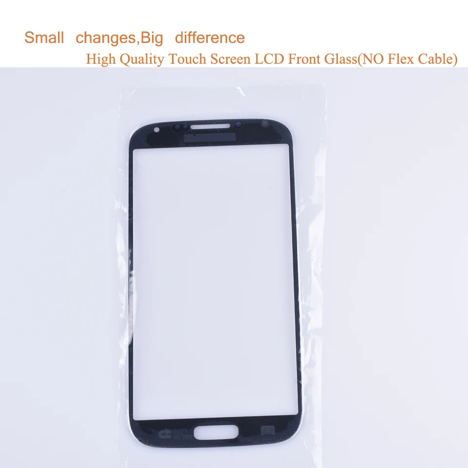 10 шт./лот для Samsung Galaxy S IV S4 i9500 i9505 i9506 сенсорный экран передняя стеклянная панель ЖК
