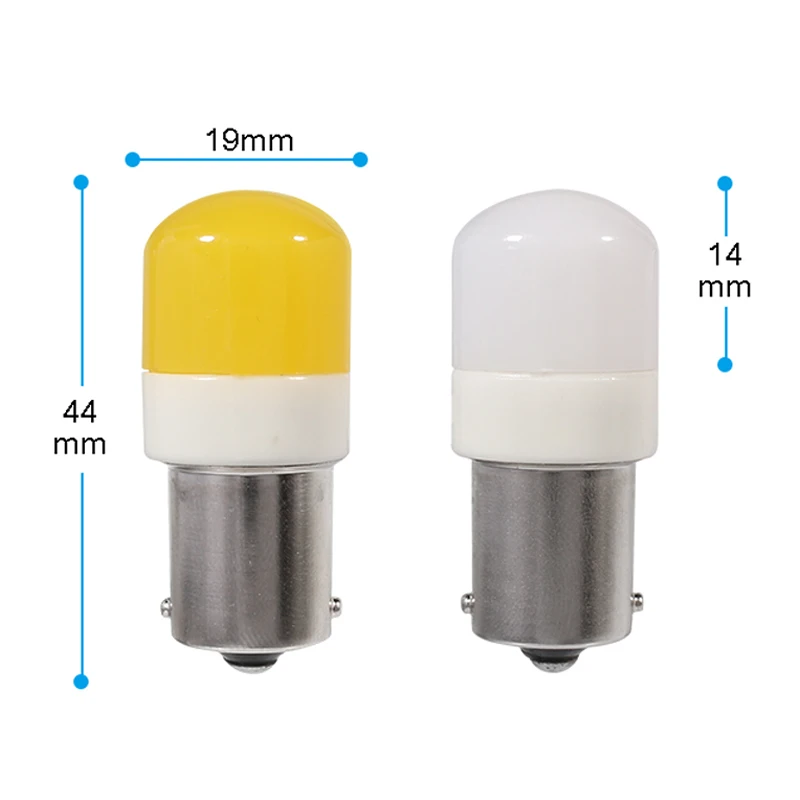 2x P21W 1156 BA15S 3030 светодиодный фонарь для автомобиля керамическая лампочка