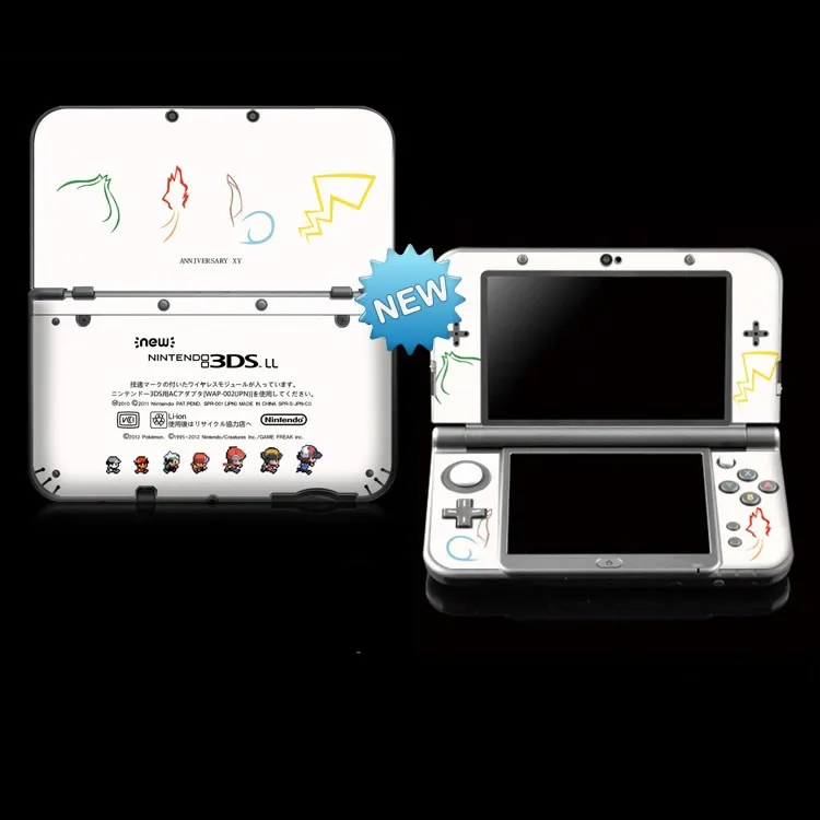 Pocket Monsters защитная виниловая наклейка на кожу для новых 3DS LL / NEW XL цветная s Console